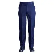 WorkCraft Flat Front Dress Trouser Navy (#85) Size: 87S