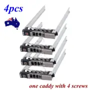 4PCS 2.5" SAS Hard Drive HDD Caddy for DELL PowerEdge KF248 R610 1950 2950 96 AU