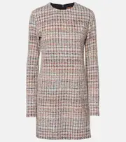 [Missoni] Missoni Sequined checked bouclé minidress UK 14 multicoloured