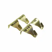 Everhang 24mm Brass Plated Moulding Hooks - 4 Pack