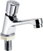 Time Delay Faucet,Public Ktchen Bathroom Chrome Plated Self Closing Water Saving