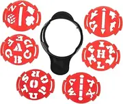 SUPVOX 1Set Golf Ball Alignment Markers Kit for Accurate Swing and Putting Durable Golfing Supplies with Convenient Storage