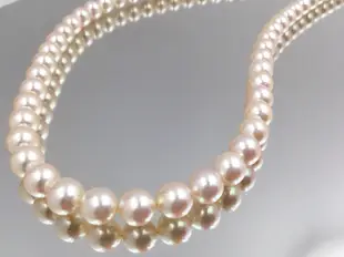 一元起標 日本養珠 項鍊 珠圓潤滑 慛燦奪目皮光閃耀 真珠直徑6-6.5mm 顆顆精選 天然淡水養珠正圓