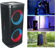 BASS PARTY 65 V2 Bluetooth Speaker, 1200W, Deep Bass, LED Lights, 6.5" Dual Woof