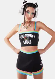[Dolls Kill x The Powerpuff Girls] Power Pals Skort Set