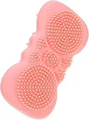 IWOWHERO Exfoliating -sided Bath Brush Silicone Bath Brush Easy Cleaning Time-saving