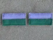 WW1 2nd AIF Battalian color patchs=one pair