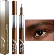 Eyebrow Tint Pencil,Waterproof Liquid Eyebrow Pencil Long-Lasting Eyebrow Pen - Smudge-Proof Precise Liquid Brow Pen Natural Eyebrow Color for Women