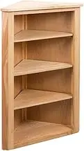 Corner Shelf 59x36x100 cm Solid Oak Wood,Storage Cabinets & Lockers 14KG-247041
