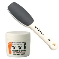 在飛比找蝦皮購物優惠-日本 旅美人 足部角質軟化保濕霜100g+足部用去角質磨砂棒