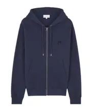 Maison Kitsuné Bold Fox Head Patch Zipped Hoodie S,XS Black
