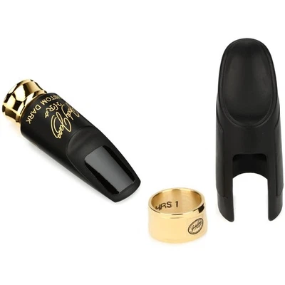 JodyJazz HR* Custom Dark Series Soprano Saxophone Mouthpiece with Ligature and