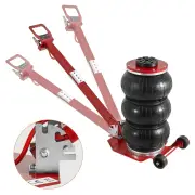 Mudiro Air Jack 5 Ton/11000 lbs Triple Bag Airbag Jack with Six Steel Pipes 18.5 inch/470 mm Lift up Fast Lifting Pneuma