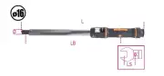 Beta Tools 668N/30 Click Type Torque Bar 60-300Nm L: 588mm 006680030