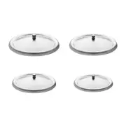 Coffee Mug Lid Lightweight Stainless Steel Water Cup Lid Camping Pot Lid for
