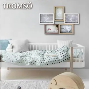 【TROMSO】德卡實木皮立體積木5入相框組(組合相框5框組)