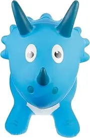 Hohopeti Inflatable Dinosaur Ride for Fun Indoor Bouncing Plaything Durable Material Unique Design for Strengthening Muscles and Balance Development Present