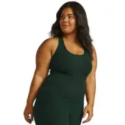 Beyond Yoga Spacedye Step Up Racerback Tank 2X Green NWT