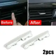 Chrome Car A/C Vent Outlet Paddle Trim Fit For X5 F15 F85 Or X6 F16 F86 (for: BMW)