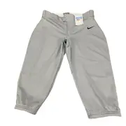 Nike Team Softball Women’s M Diamond Invader Uniform Pants Gray MSRP $40