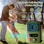 1500mAh Portable Ultrasonic Outdoor Dog Bark Stopper Ultrasonic Barking Stop Device for Dog Noise Prevention Training De