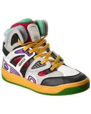 Gucci Basket Leather & Mesh Sneaker