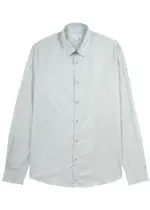 Sunspel Cotton-blend Shirt - Light Blue - XL XL