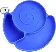 BESPORTBLE Bowl Food Bowl Plates Cake Plate Suction Plate Trays for Eating Cookie Plate Cutlery Cutlery Flatware Bowl Blue