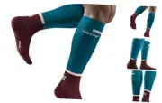 Men's The Run Tall Compression Socks 4.0 - Athletic 3 4.0 - Petrol/Dark Red