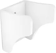 rockible Wall Mounted Guitar Hanger Stand for Hanging Guitar Save Space, White