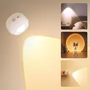Wall Sconce Spotlights Indoor with Motion Sensor Light Display Lights Rechargeable 1200mAh Wireless Wall Lighting for Pictures Art Deco Bedroom Staircase Hallway Wall Mount Night Light