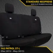 Nissan Patrol Y62 - GP4 Neoprene 3rd Row Seat Covers (Made to Order)