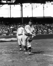 Sam Rice of the Washington Senators throwing a ball in 1922 Baseball Old Photo