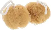 FONDOTIN Hanging Flower Ball for Bath Ball Bubble Net with Cleaning Brush Luxury Spa Accessory for Relaxation