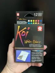 Sakura Koi Watercolors Pocket Field Sketch Box - 12 Colors