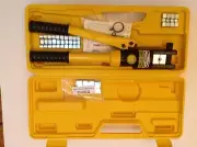 H / Duty Hydraulic Swaging Tool for S/S Wire Crimping + Strengthened Steel Dies