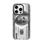 iPhone 16 Pro Clear Case MagSafe Compatible Casetify $100 Bill