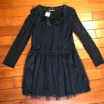 全新S.YAROLAN聖雅羅蘭黑色蕾絲洋裝