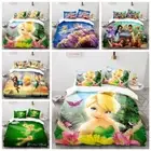 TinkerBell Girl Kid Quilt Doona Duvet Cover Set Single Double Queen Size Bedding