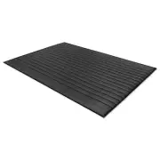 Millennium Mat Company Air Step Antifatigue Mat, Polypropylene, 24 x 36, Black