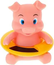 HAMPPLIES 1PC Cartoon Animal Bath Thermometer Floating Water Temperature Gauge for Bathtub Swimming Pool Pig Fun Safe Bath for Accurate Readings