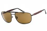 Chopard SCHF81 568P Shiny Bakelite / Brown Lens Mens Sunglasses Authentic 62mm