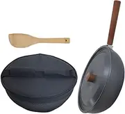 Alasum 1 Set Portable Outdoor Frying Pan Detachable Aluminum Skillet for Camping Picnics Cooking Nonstick Even Heat Distribution Durable Reliable Egg Pan for Outdoor Kitchen Gear