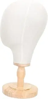 Anneome Wig Display Stand Mannequin Head Model Multi Purpose Cap Holder for Wigs Hats Scarves Jewelry Glasses Canvas Block with Smooth Surface for Safe Styling and Presentation