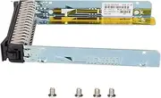 XUMIUZIY 2.5" Hard Drive Tray Caddy Compatible with IBM X3850 X6 X3650 ST550 SR550, Universal SAS Hard Disk Tray Box, with 4 Mounting Screws, 00E7600 Model