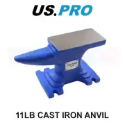US PRO 11LB Cast Iron Anvil Blacksmith Round Horn Metal Forging 2670