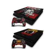 OFFICIAL UFC JON JONES VINYL SKIN DECAL FOR PS4 SLIM CONSOLE & CONTROLLER