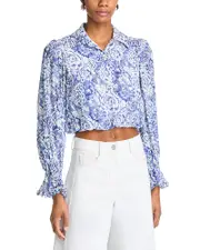 Cinq a Sept Sketchbook Floral Zendaya Top