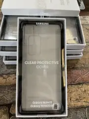 Genuine Samsung Clear Protective Case for Samsung Galaxy Note 20 | Clear Black