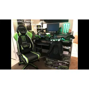 DXRACER 極限電競 賽車椅 Monster Energy (魔爪聯名-黑綠)